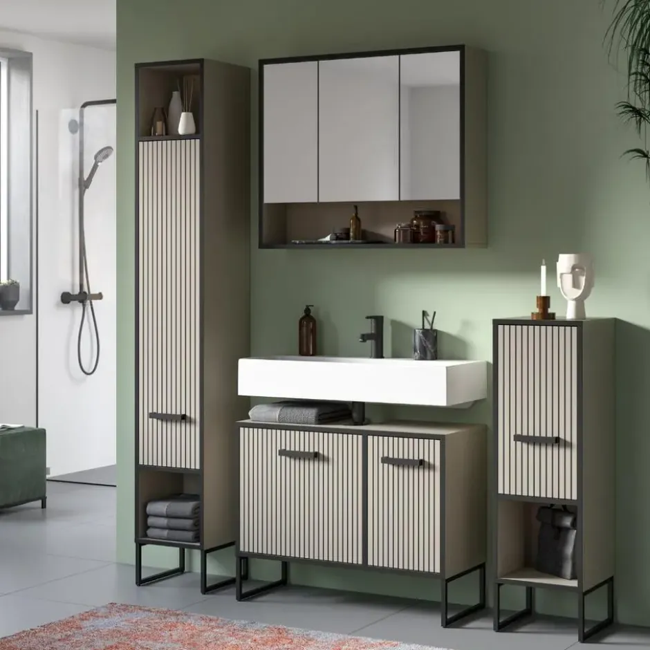 Calicosy - Hangend AURA - Beige 80x19x68 cm