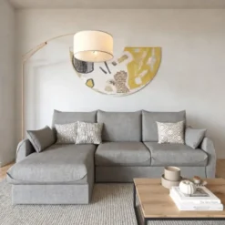Calicosy - Hoekbank 3-zits met slaapfunctie NAOMI - 175x260x90 cm
