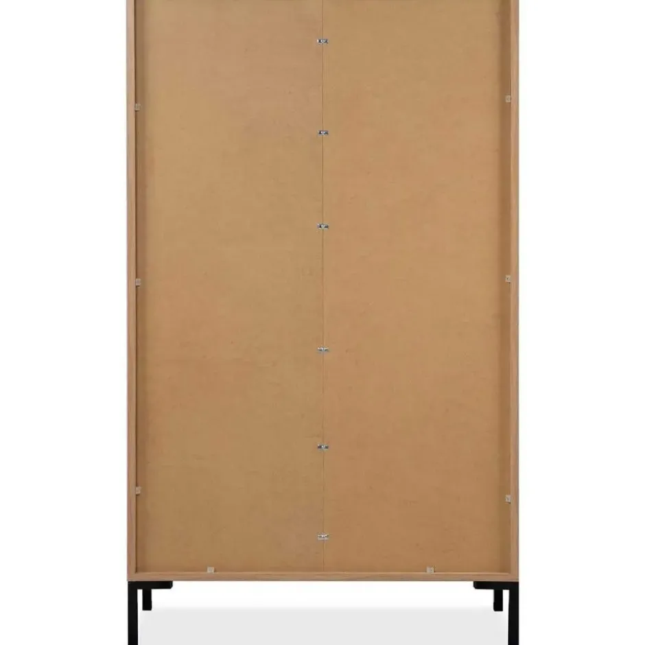 Calicosy - Hoge Buffetkast 2 Deuren Plock - 40x81x139 cm