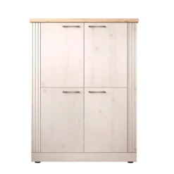 CALICOSY - Hohe Anrichte mit 4 Türen COUNTRY - 44x118x160 cm