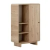 Calicosy - Hoog buffet CELENA - Donker hout 70x34x110 cm