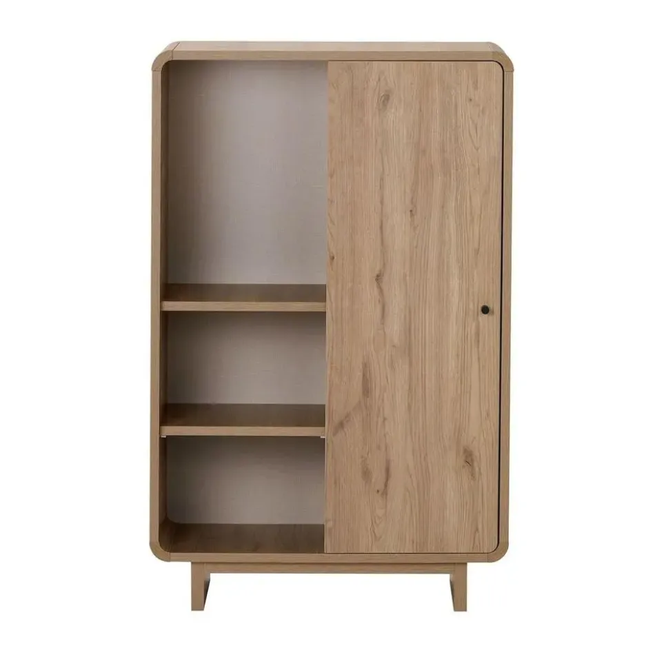 Calicosy - Hoog buffet CELENA - Donker hout 70x34x110 cm