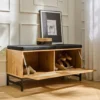 Calicosy - JAYA Schoenenbank - Licht hout - 38x100x47 cm