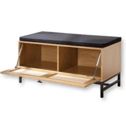Calicosy - JAYA Schoenenbank - Licht hout - 38x100x47 cm
