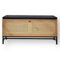 Calicosy - JAYA Schoenenbank - Licht hout - 38x100x47 cm