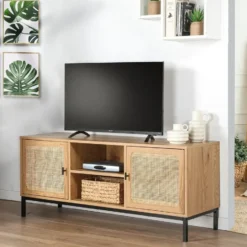 Calicosy - JAYA TV-meubel Woonkamer - Licht hout - 39x120x51 cm