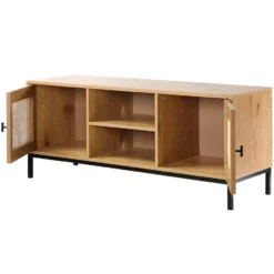 Calicosy - JAYA TV-meubel Woonkamer - Licht hout - 39x120x51 cm