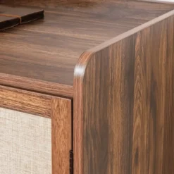 Calicosy - JETSON Dressoir 2 deuren - Donker hout - 39,5x80x79 cm