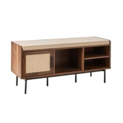 Calicosy - JETSON Schoenenbank - Donker hout - 45,5x100x35 cm