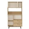 CALICOSY - Keukenkast met 2 lades ODE - 35,5x88x161,2 cm