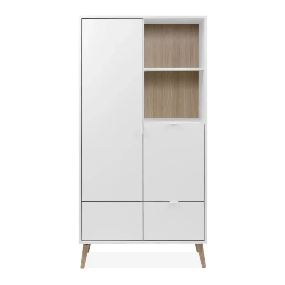 Calicosy - KLINT Dressoir - Wit 78x40x155 cm