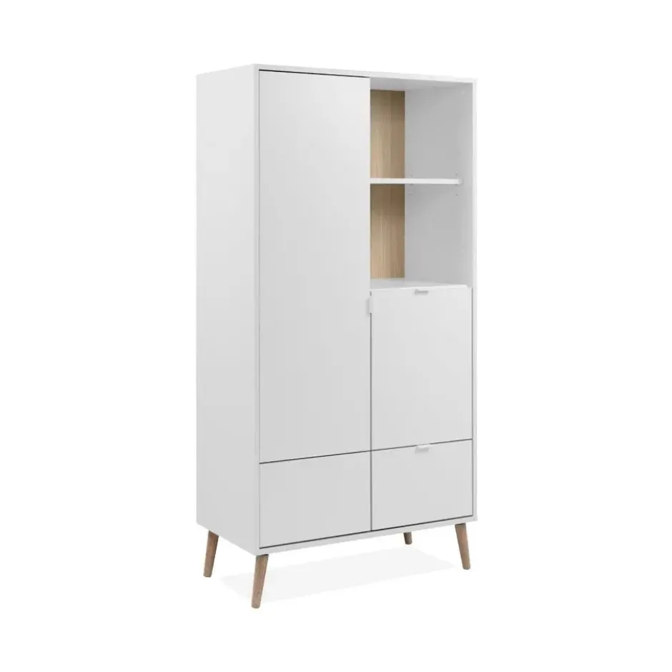 Calicosy - KLINT Dressoir - Wit 78x40x155 cm