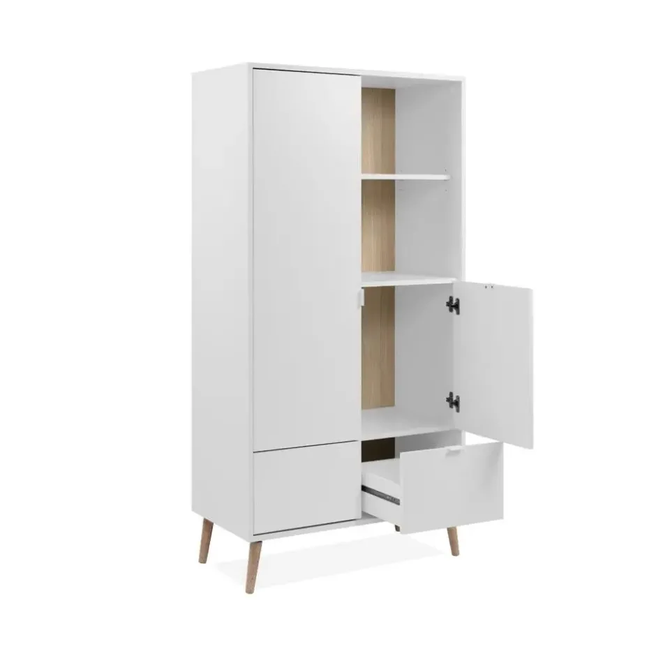 Calicosy - KLINT Dressoir - Wit 78x40x155 cm