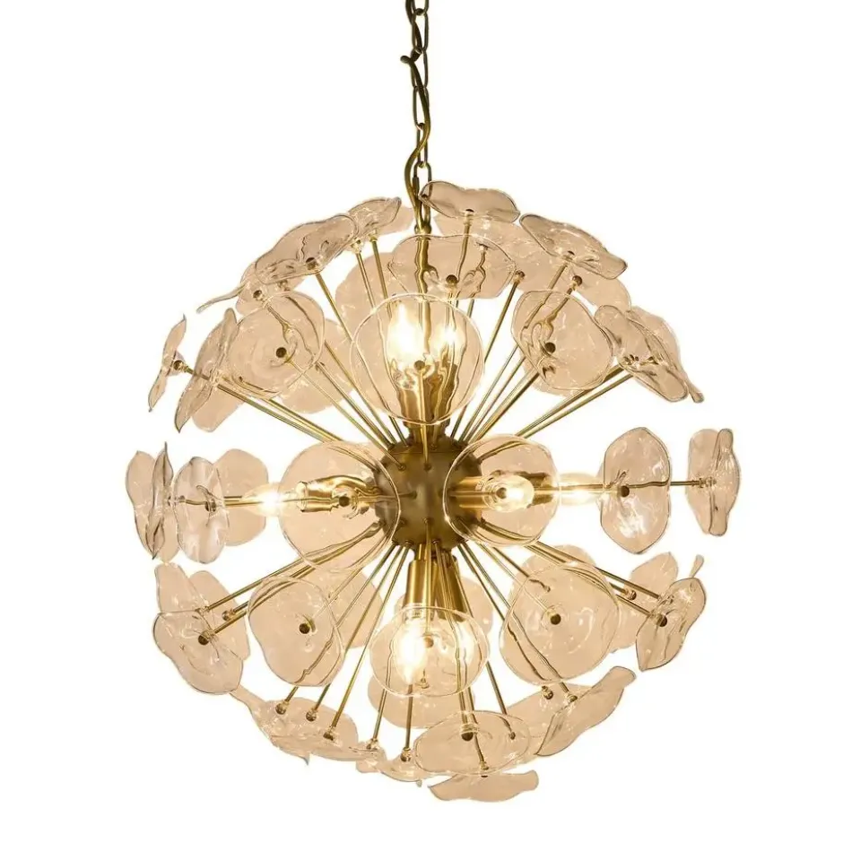 Calicosy - Kroonluchter DAHLIA - B60 cm - Gouden 60x60x60 cm