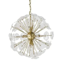 Calicosy - Kroonluchter DAHLIA - B60 cm - Gouden 60x60x60 cm