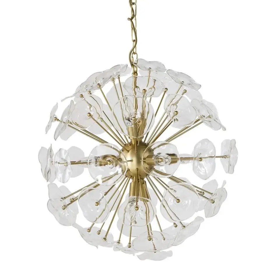 Calicosy - Kroonluchter DAHLIA - B60 cm - Gouden 60x60x60 cm