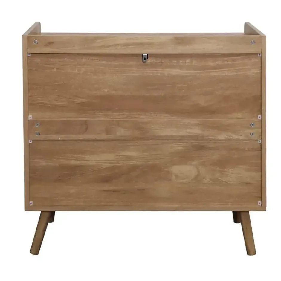 Calicosy - Ladekast 3 lades - Licht hout - 39x80x79 cm
