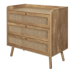 Calicosy - Ladekast 3 lades - Licht hout - 39x80x79 cm