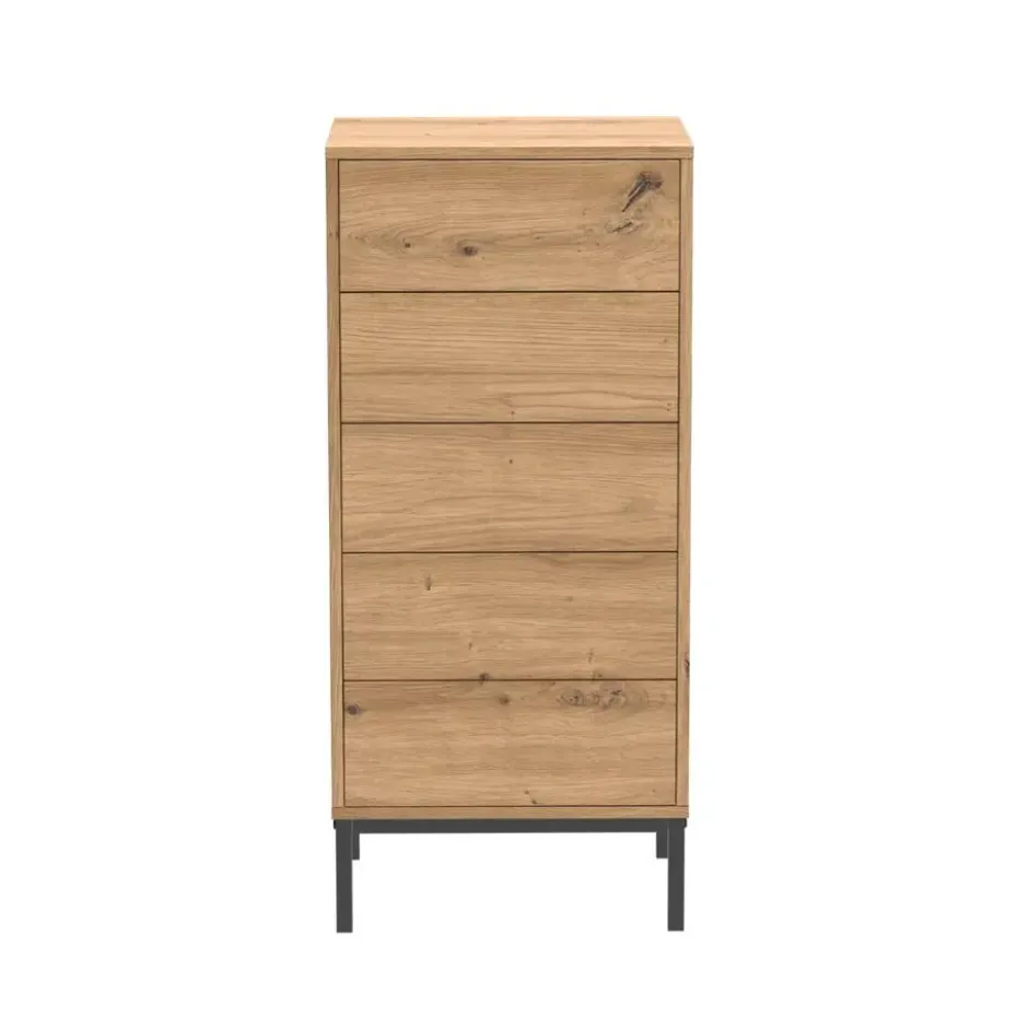 Calicosy - LENNY Ladekast - Licht hout - 38x45x100 cm
