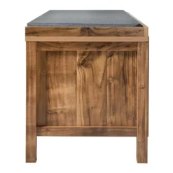 Calicosy - LIAM bank - Donker hout - Bruin - 112x43,5x51 cm