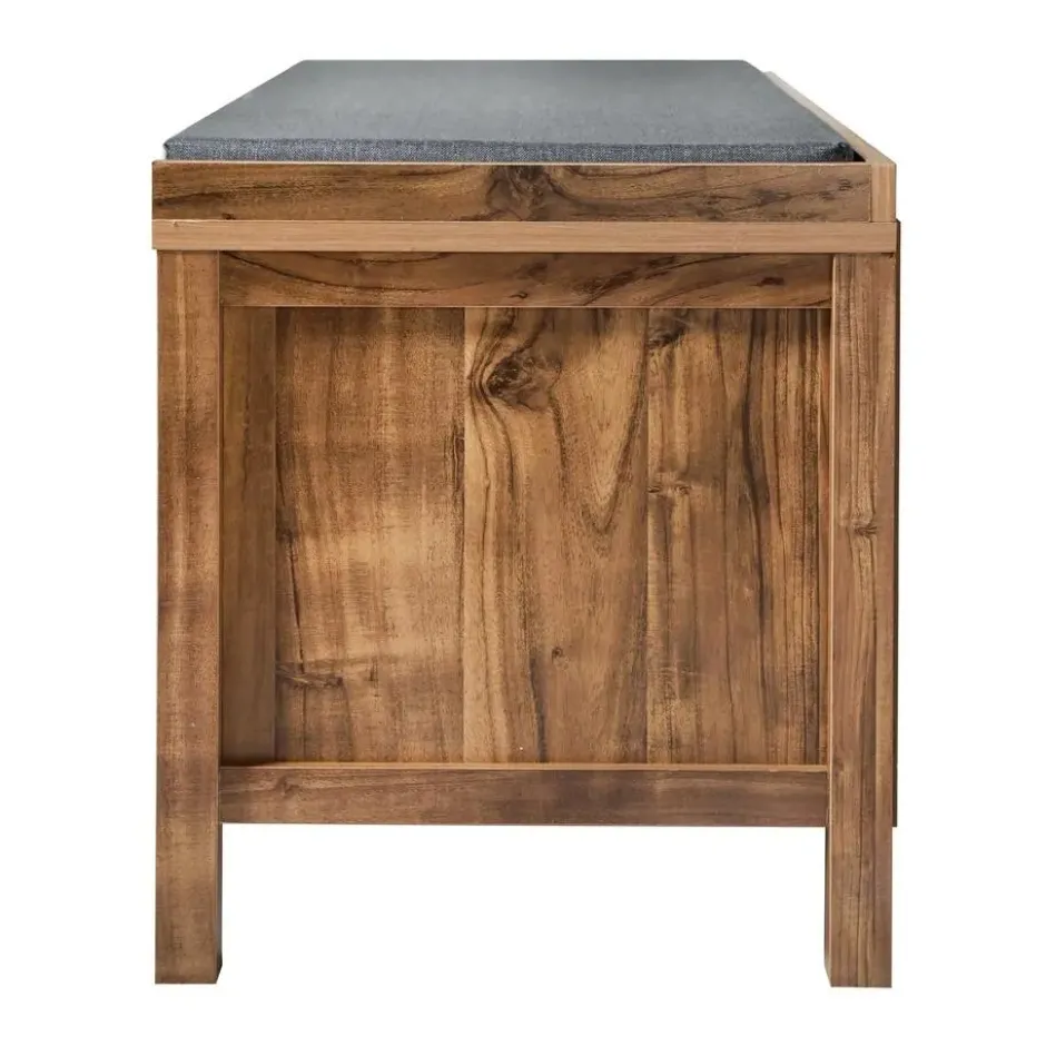 Calicosy - LIAM bank - Donker hout - Bruin - 112x43,5x51 cm