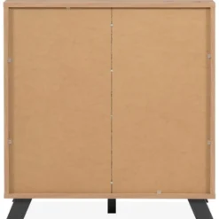 Calicosy - LUBLIN Dressoir 2 deuren - Licht hout - 40x80x85 cm