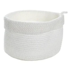 Calicosy - Mand Natuurlijk materiaal - Wit - 20x20x17 cm