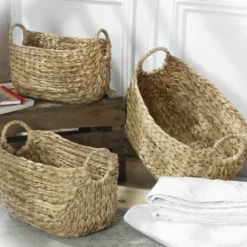 CALICOSY - Mand - Waterhyacint - Beige - 22x36x19 cm