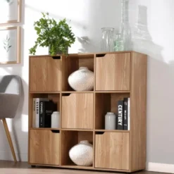 Calicosy - MODU Opbergmeubel 9 vakken - Hout - 29x88,8x90,5 cm