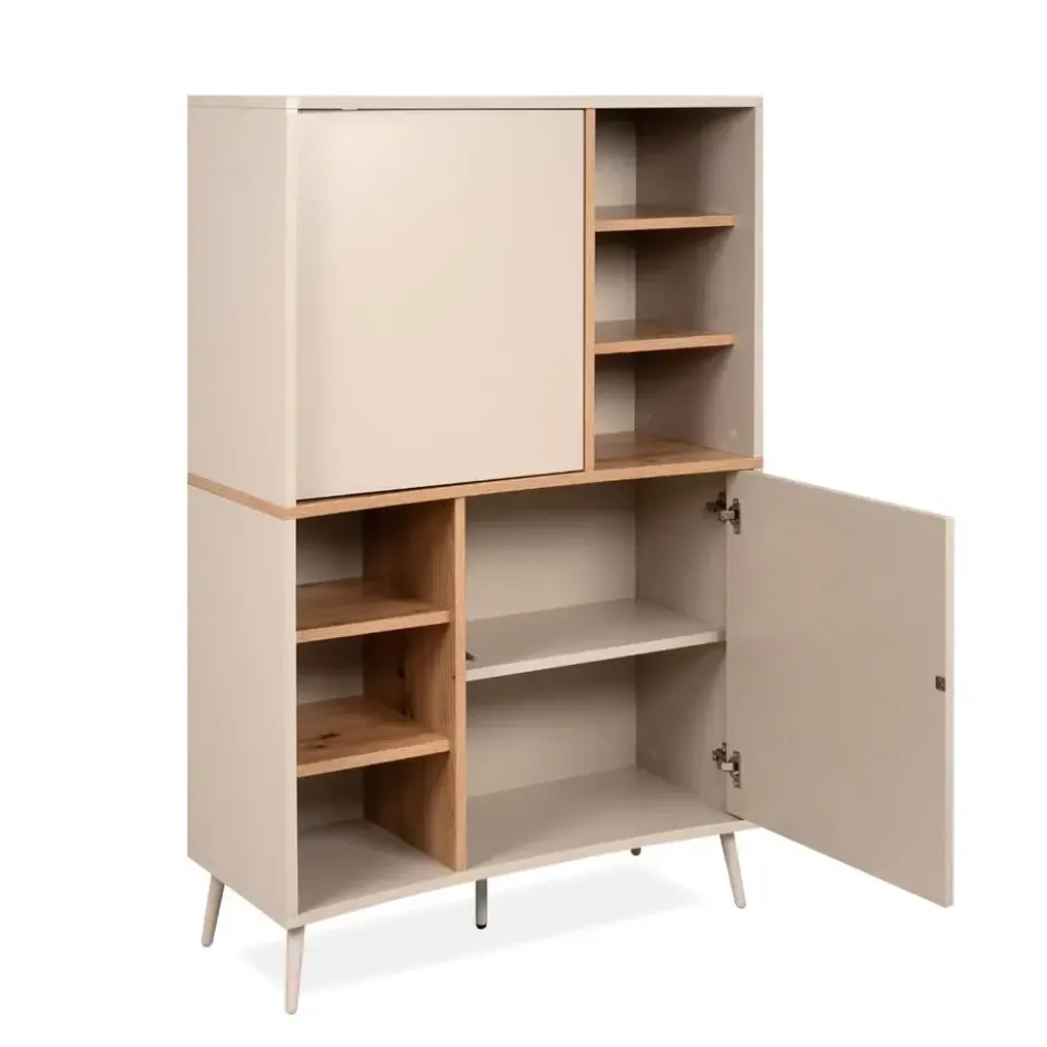 Calicosy - MYR-Dressoir - Beige 90x37,5x140 cm