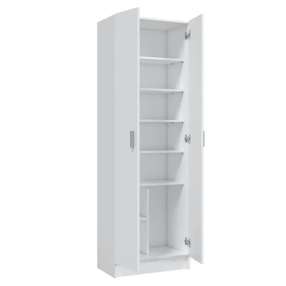 Calicosy - Opbergkast SAVIO - Wit 37x58,5x181 cm