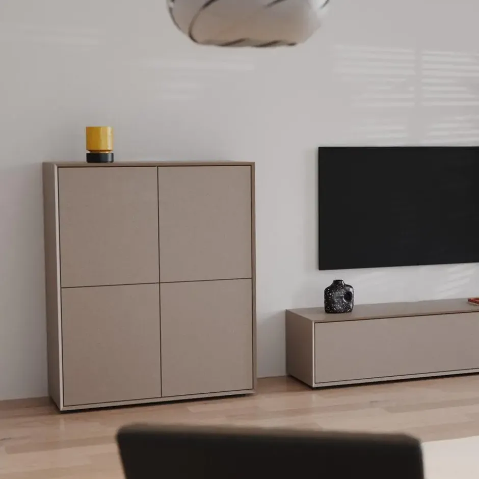 CALICOSY - ORÉLIA Dressoir - Wit - 43x100x120 cm