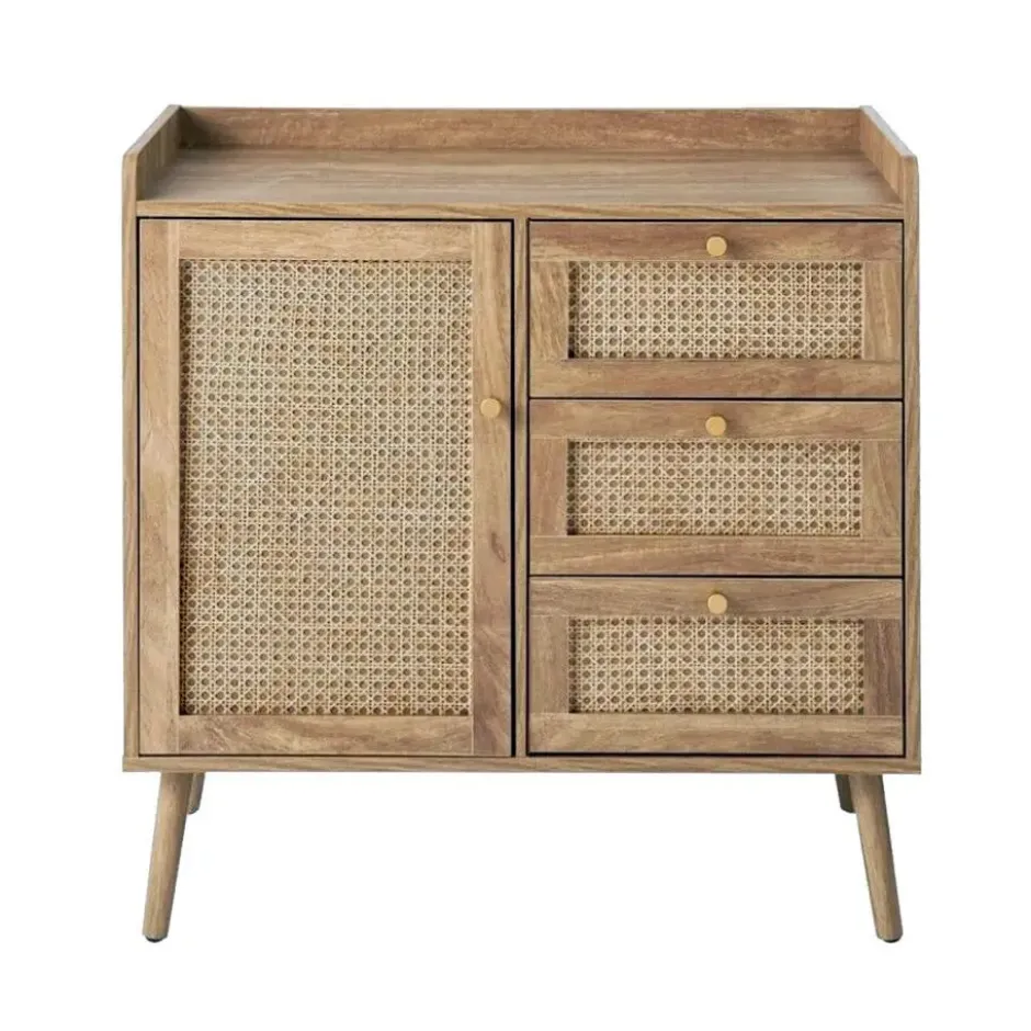 Calicosy - PALMO Ladekast 3 lades - Licht hout - 39x80x79,5 cm