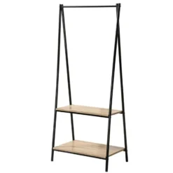 Calicosy - Rek in industriële stijl met 2 schappen 40x64.5x151 cm
