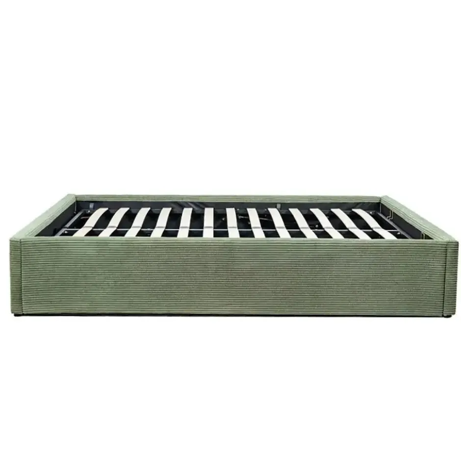 Calicosy - ROMY Opbergbed bekleed - Grijs - 152x204x36,5 cm