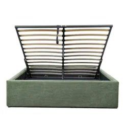 Calicosy - ROMY Opbergbed bekleed - Grijs - 152x204x36,5 cm