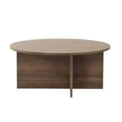 CALICOSY - Salontafel SOLEIL - Bruin - 40x90x90 cm