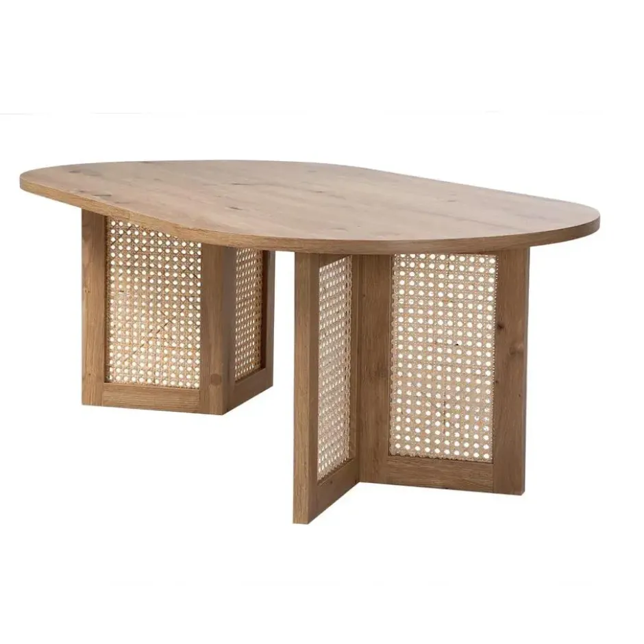 Calicosy - Salontafel TALIA - licht hout 120x60x40 cm