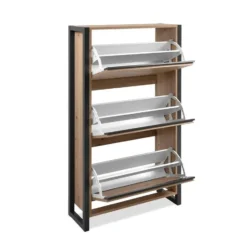 Calicosy - Schoenenkast met 3 kleppen L70 cm - DENVER - 25x70x125 cm
