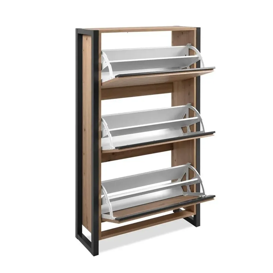 Calicosy - Schoenenkast met 3 kleppen L70 cm - DENVER - 25x70x125 cm