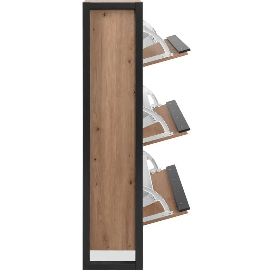 Calicosy - Schoenenkast met 3 kleppen L70 cm - DENVER - 25x70x125 cm