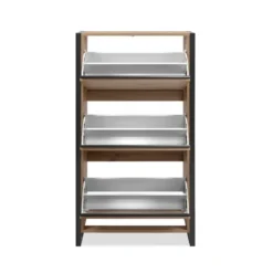 Calicosy - Schoenenkast met 3 kleppen L70 cm - DENVER - 25x70x125 cm