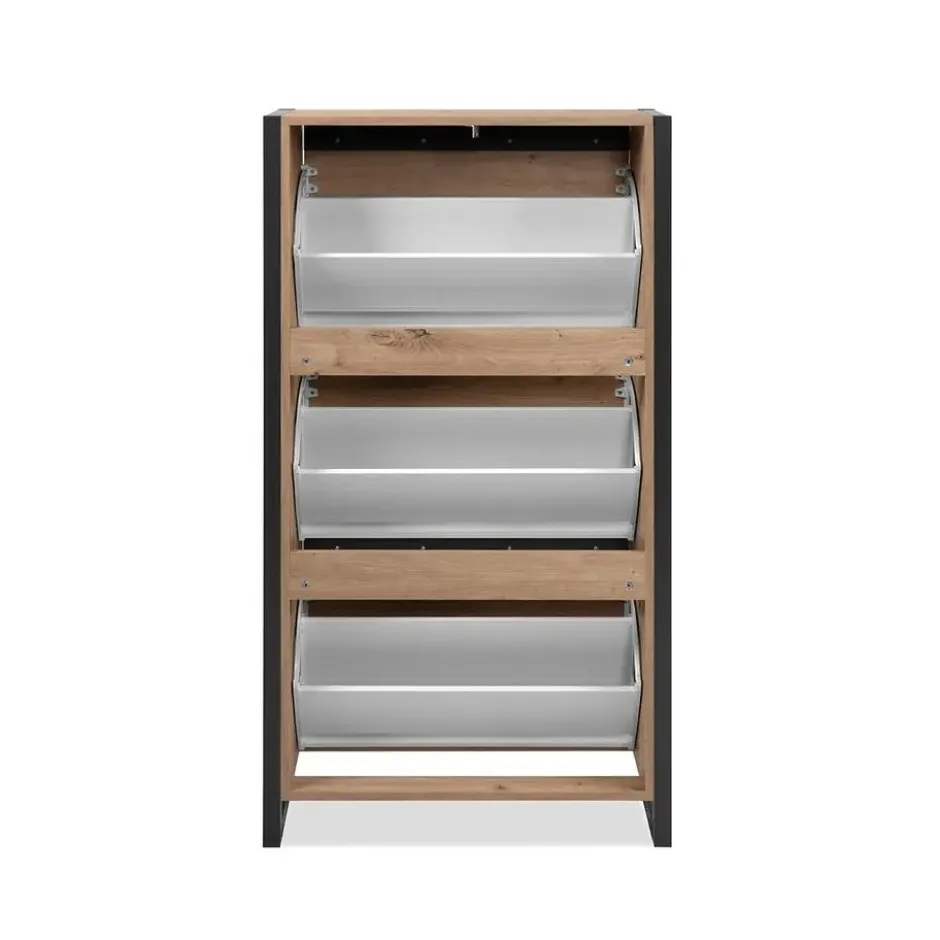 Calicosy - Schoenenkast met 3 kleppen L70 cm - DENVER - 25x70x125 cm