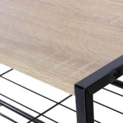 CALICOSY - Schoenenrek LEXIE - Licht hout - 63x63x30 cm