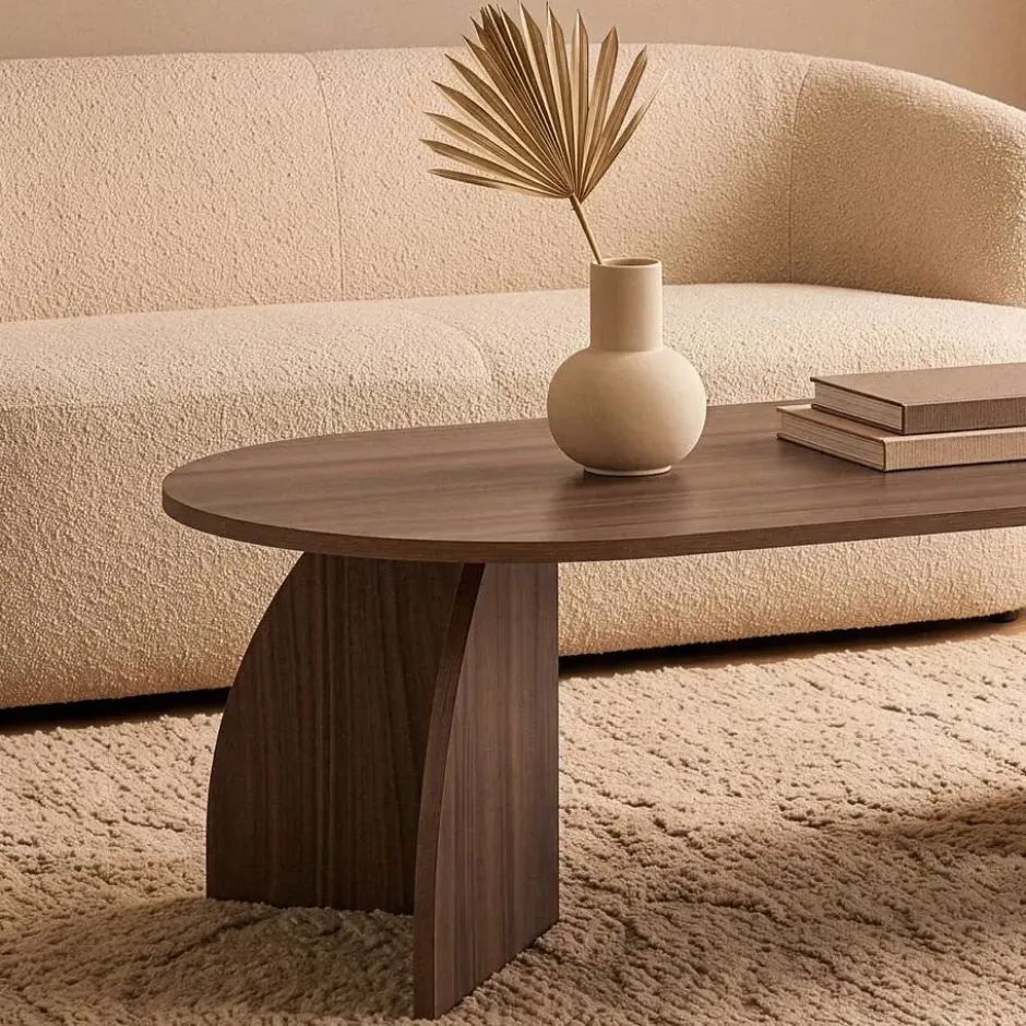 Calicosy - SELENE Salontafel - Licht hout - 120x60x40 cm