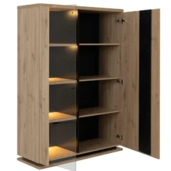 CALICOSY - Servieskast 2 deuren Franse fabricage - Litch hout - 45x120x170 cm