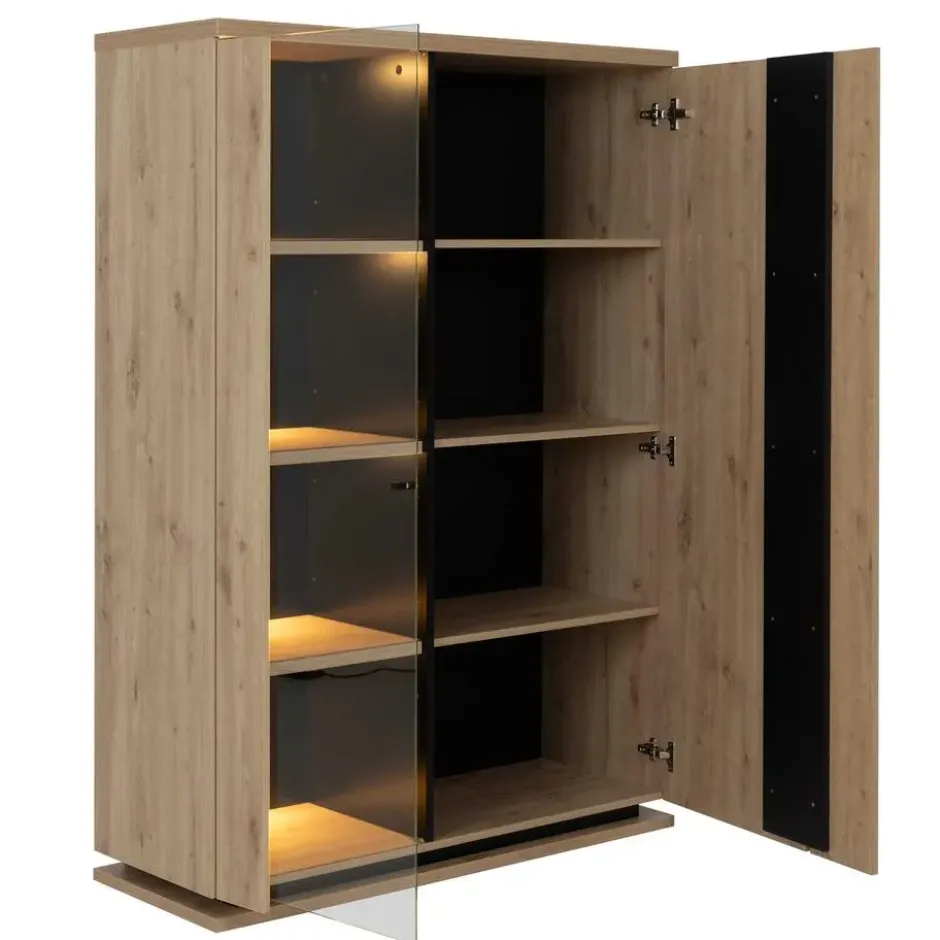 CALICOSY - Servieskast 2 deuren Franse fabricage - Litch hout - 45x120x170 cm