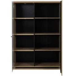 CALICOSY - Servieskast 2 deuren Franse fabricage - Litch hout - 45x120x170 cm