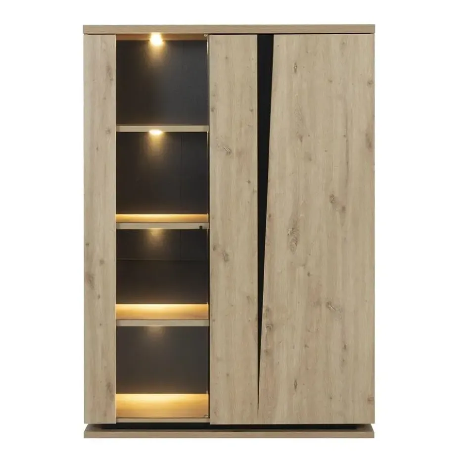 CALICOSY - Servieskast 2 deuren Franse fabricage - Litch hout - 45x120x170 cm