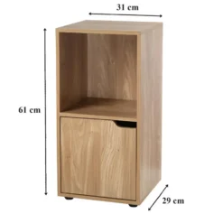 CALICOSY - Set van 2 Nachtkastjes MODU - Licht hout - 61.6x30.7x29 cm